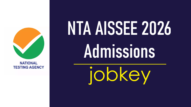 NTA AISSEE Sainik School Admission 2026 Online Form-jobkey